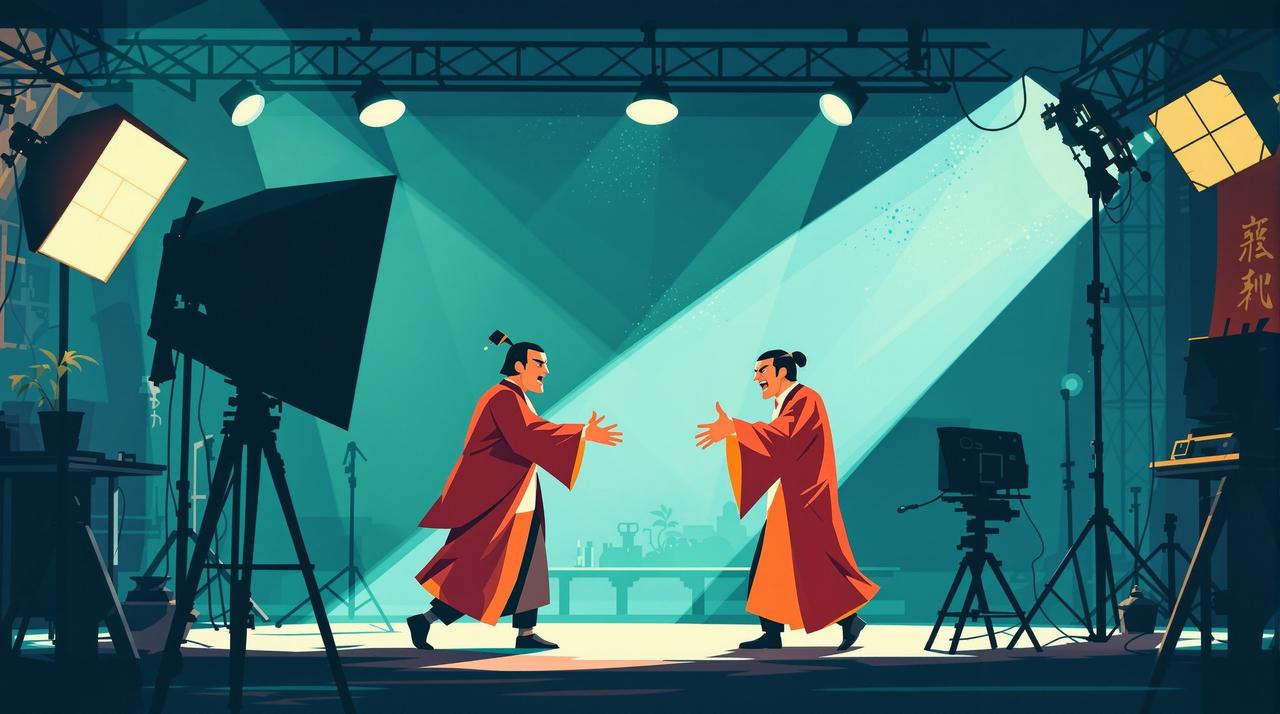 某剧组导演与主演片场公开争吵，全剧组人员围观吃瓜